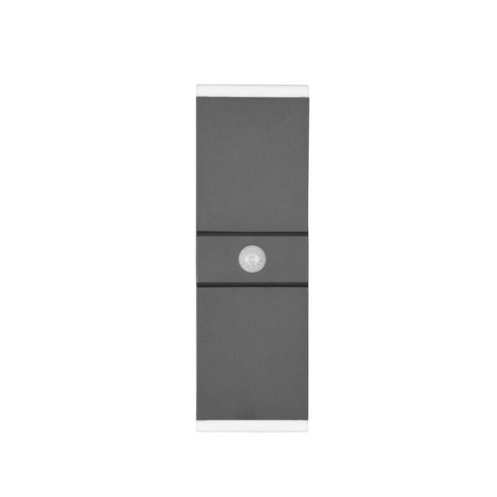 Antraciete buitenlamp met bewegingssensor Liron, aluminium, modern, 7w, 3000K LED