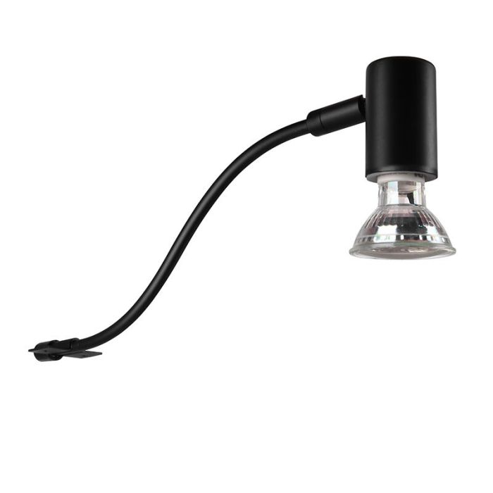 Moderne wandlamp Martika, zwart, metaal, IP44