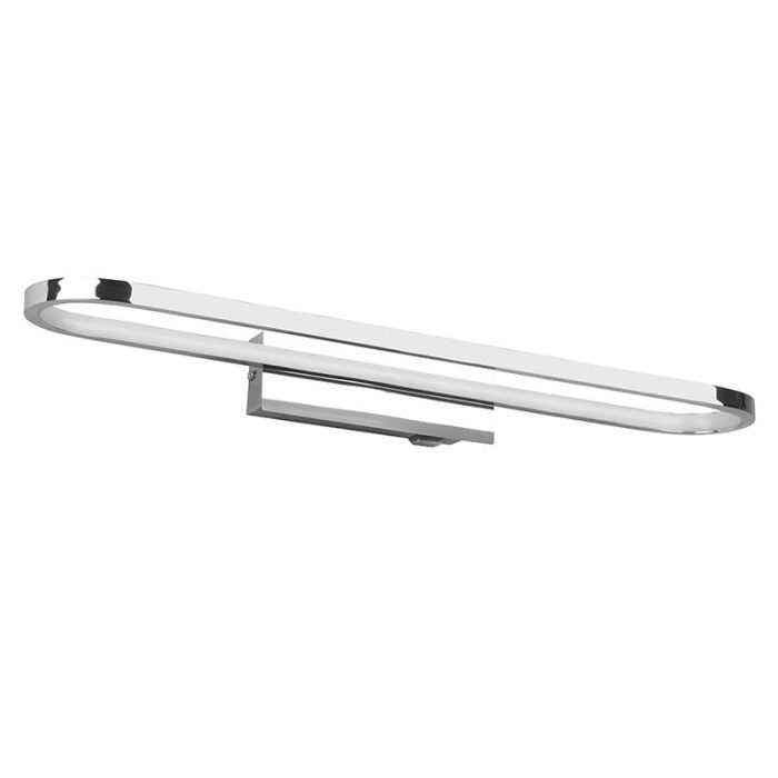 Moderne wandlamp Martin, chroom, metaal, geïntegreerde LED