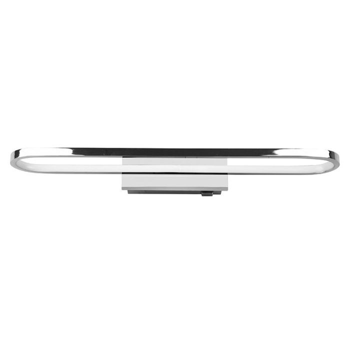 Moderne wandlamp Martin, chroom, metaal, geïntegreerde LED