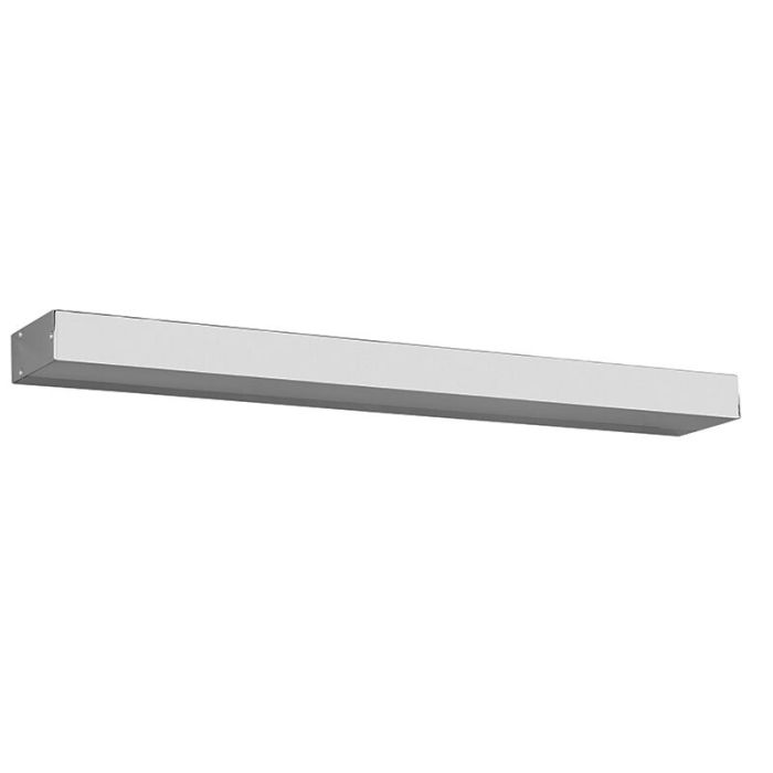 Moderne wandlamp Basma, chroom, aluminium, geïntegreerde LED