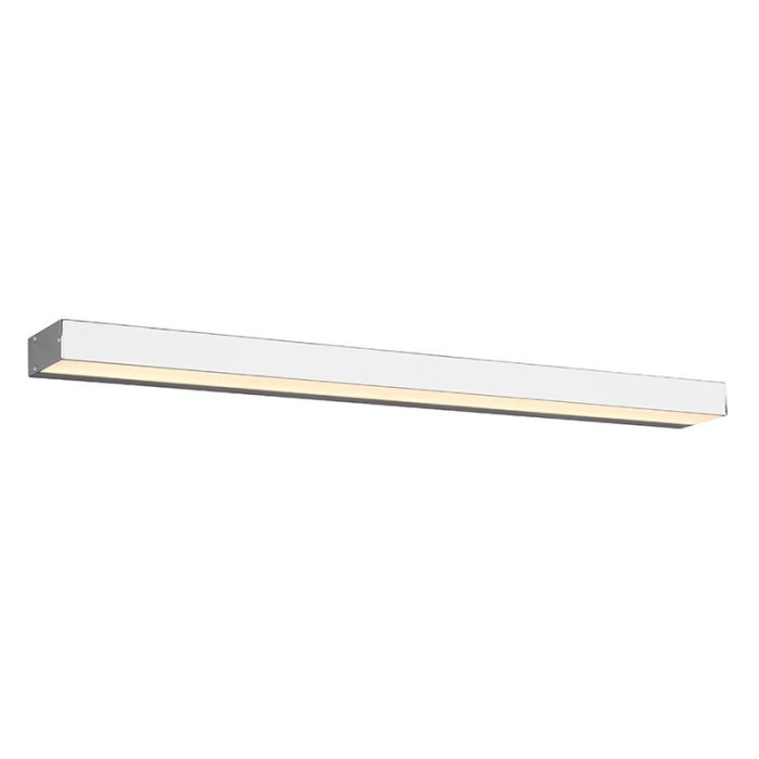Moderne wandlamp Basma, chroom, aluminium, geïntegreerde LED