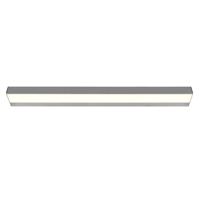 Moderne wandlamp Basma, chroom, aluminium, geïntegreerde LED