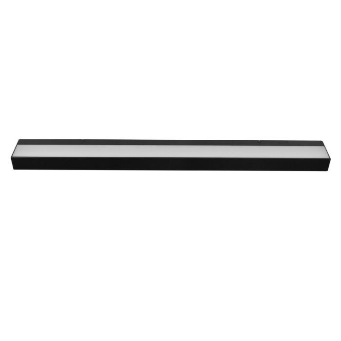 Moderne wandlamp Basma, zwart, aluminium, geïntegreerde LED