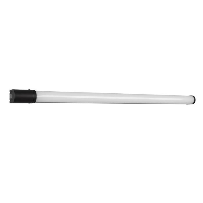 Moderne wandlamp Bernou, zwart, kunststof, geïntegreerde LED