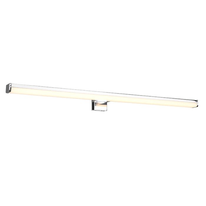 Moderne wandlamp Celal, chroom, kunststof, geïntegreerde LED