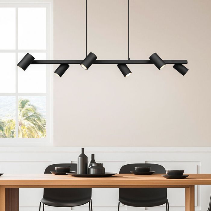 Zwarte hanglamp modern, Kaso
