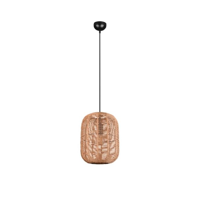 Vintage hanglamp Elham, zwart