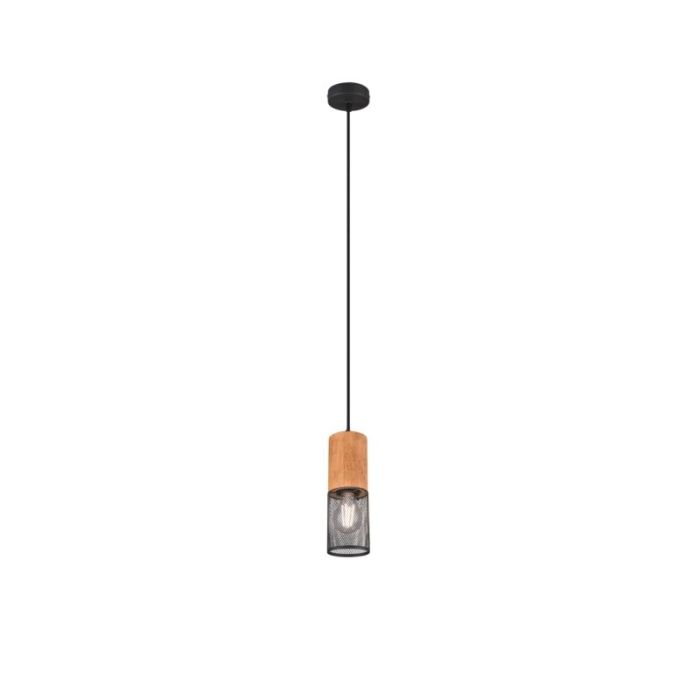 Vintage hanglamp Jessica, zwart