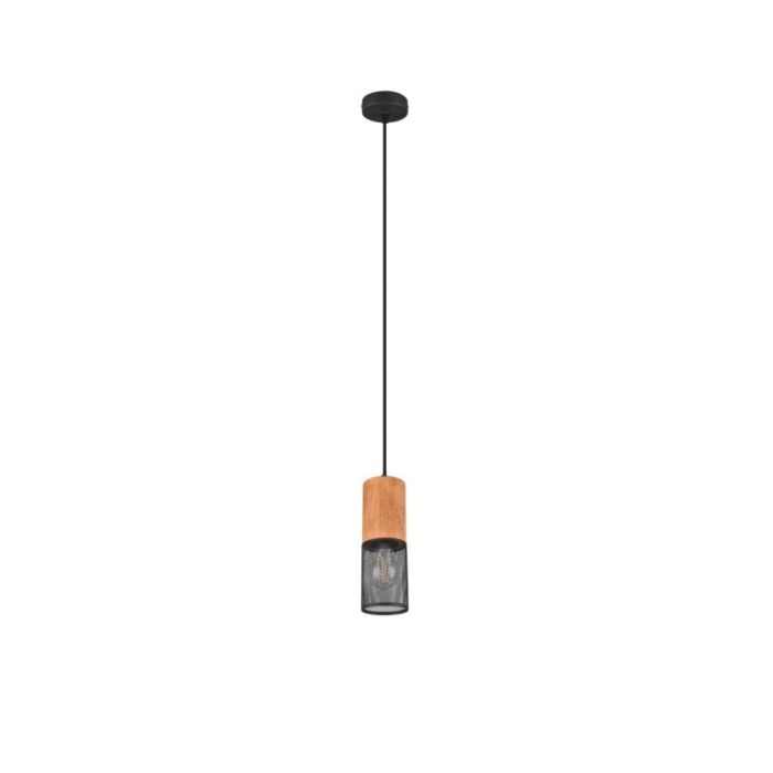 Vintage hanglamp Jessica, zwart