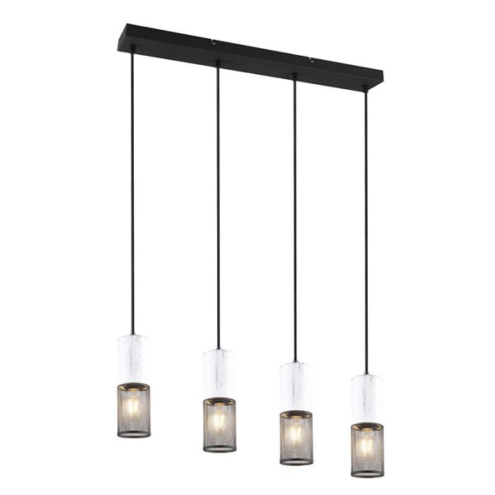 Zwarte hanglamp vintage, Marjet