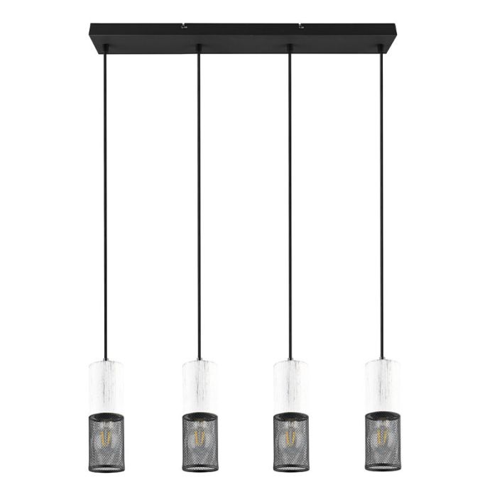 Zwarte hanglamp vintage, Marjet