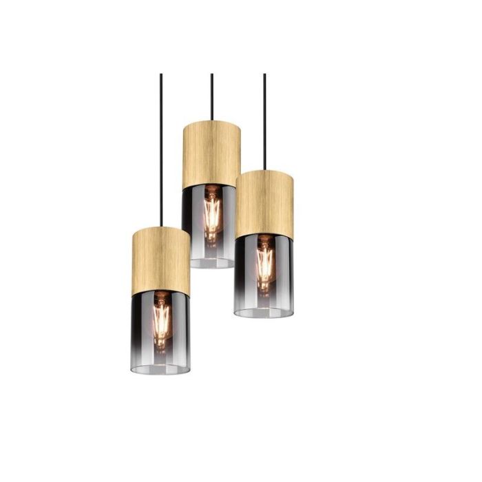 Moderne hanglamp Amadi, messing, metaal