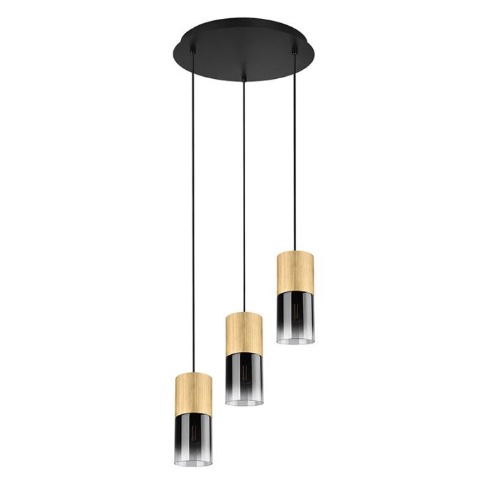 Moderne hanglamp Amadi, messing, metaal