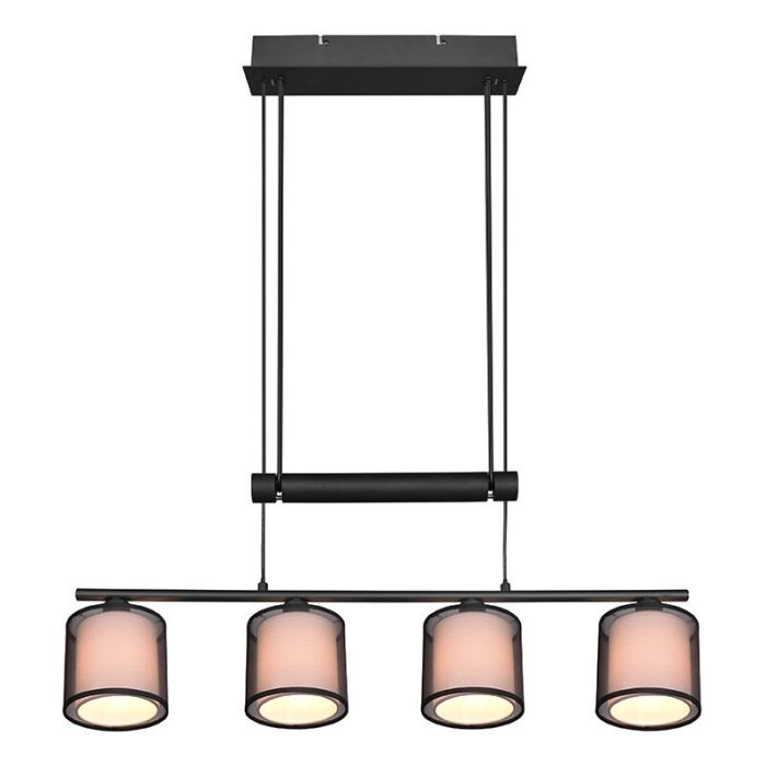 Antraciete hanglamp modern, Mirle