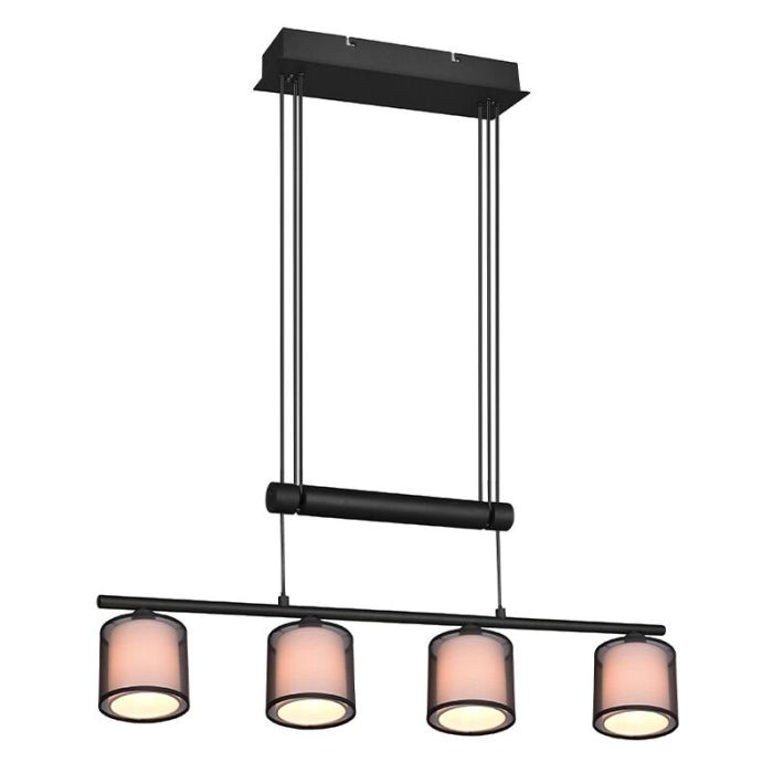 Antraciete hanglamp modern, Mirle