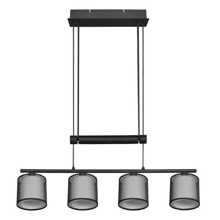 Antraciete hanglamp modern, Mirle