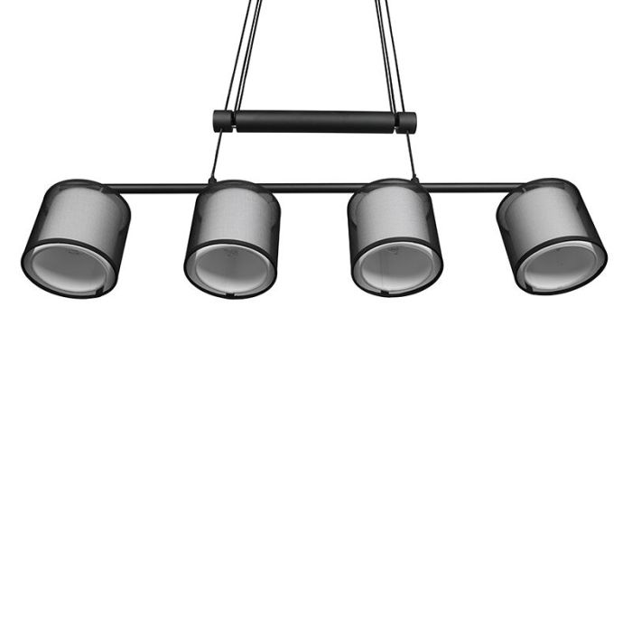 Antraciete hanglamp modern, Mirle