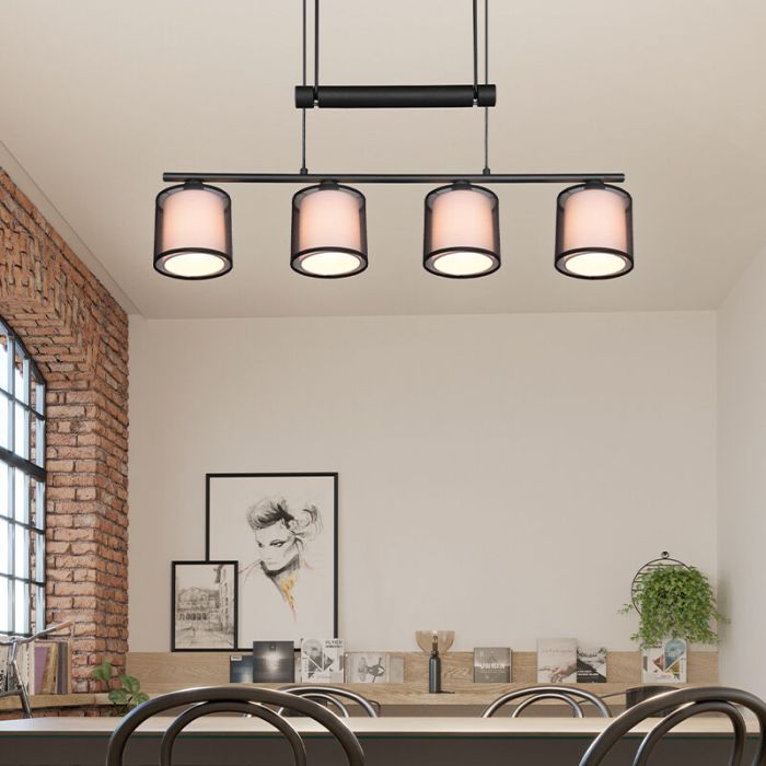 Antraciete hanglamp modern, Mirle
