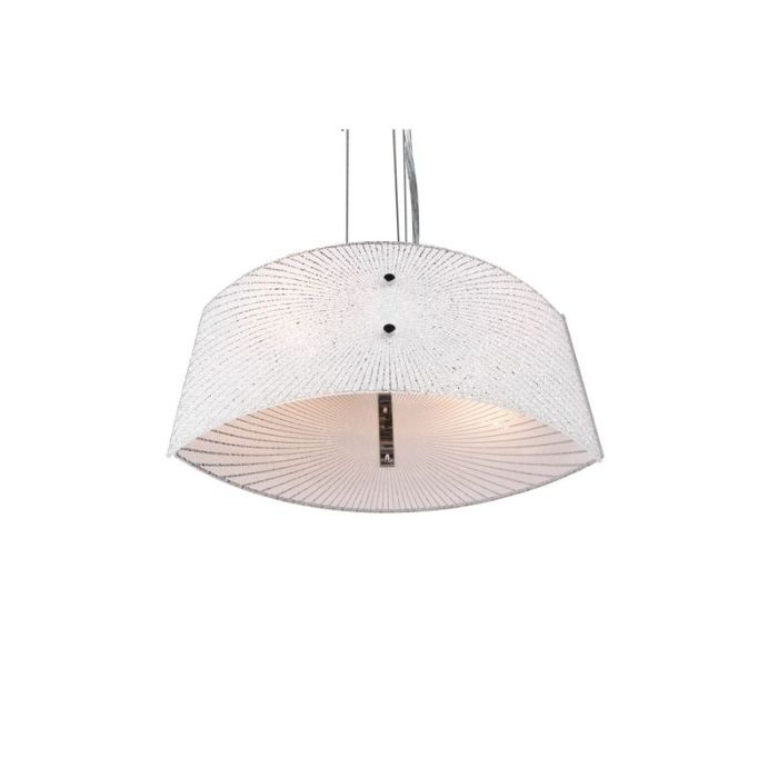 Chromen hanglamp Quinten, metaal