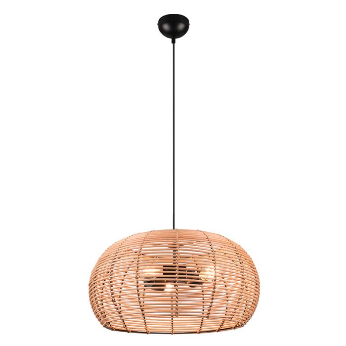Rotan hanglamp bruin, Nesrine