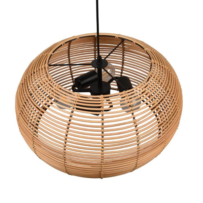 Rotan hanglamp bruin, Nesrine