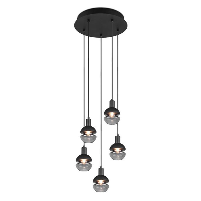 Zwarte hanglamp modern, Selinay