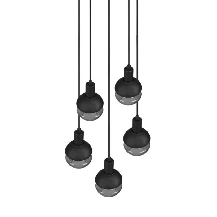 Zwarte hanglamp modern, Selinay