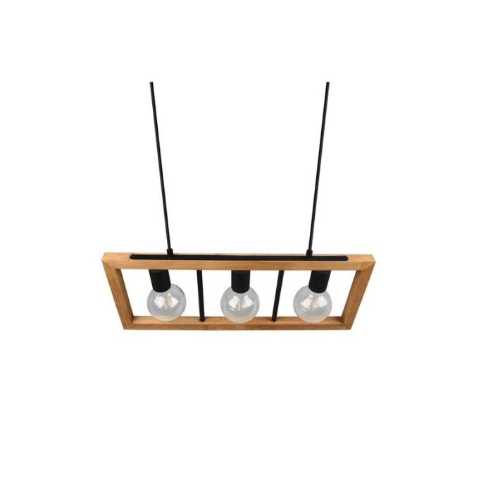 Vintage hanglamp Rafiq, zwart, metaal