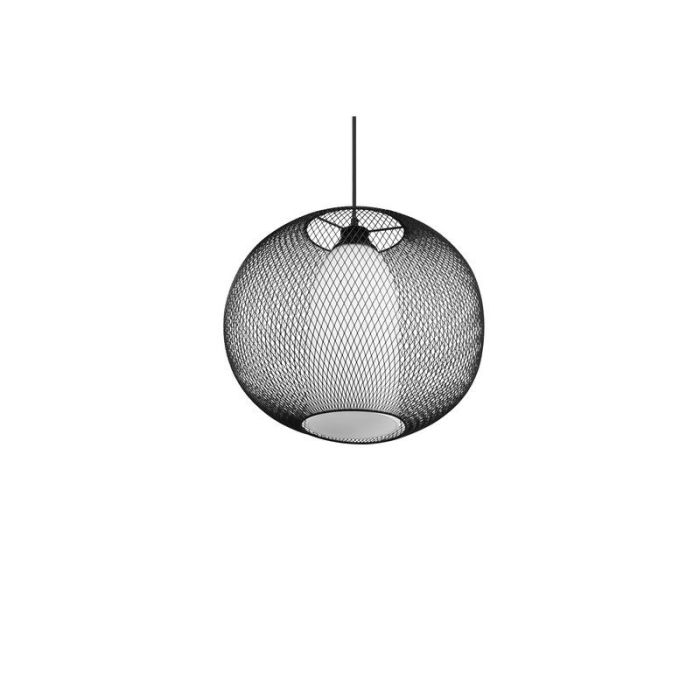 Moderne hanglamp Mariko, zwart, metaal