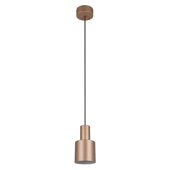 Bruine hanglamp metaal, Amila