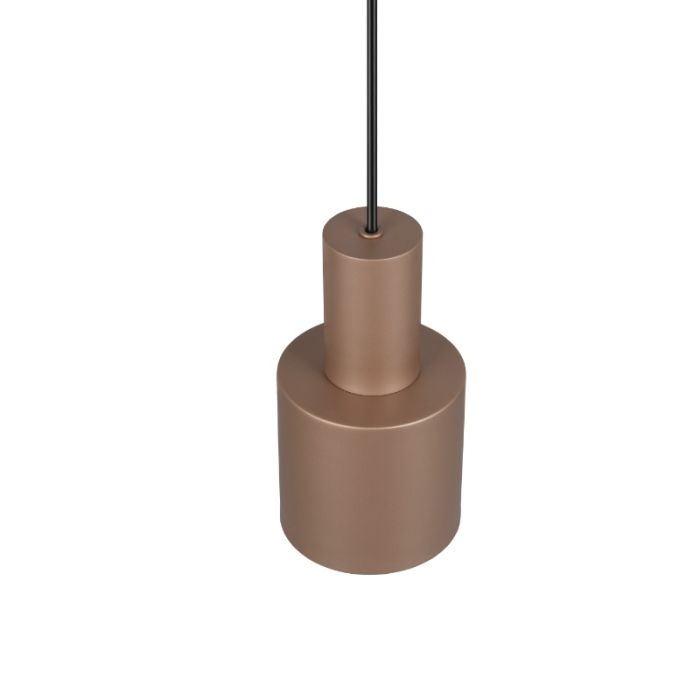 Bruine hanglamp metaal, Amila