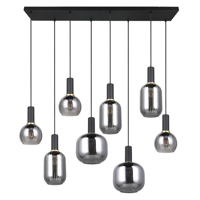 Grijze hanglamp rookglas, Nurullah