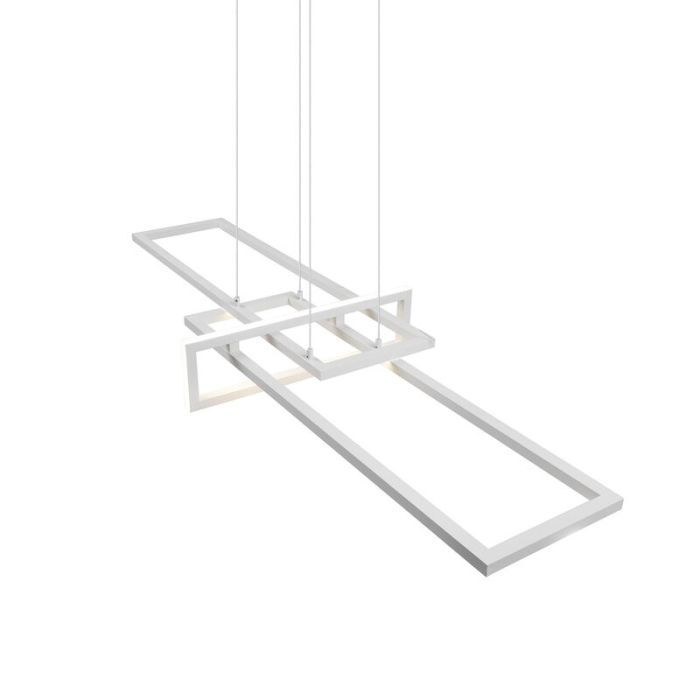 Moderne hanglamp Hatun, wit, incl. LED, wit licht