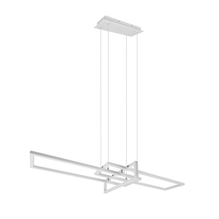 Moderne hanglamp Hatun, wit, incl. LED, wit licht