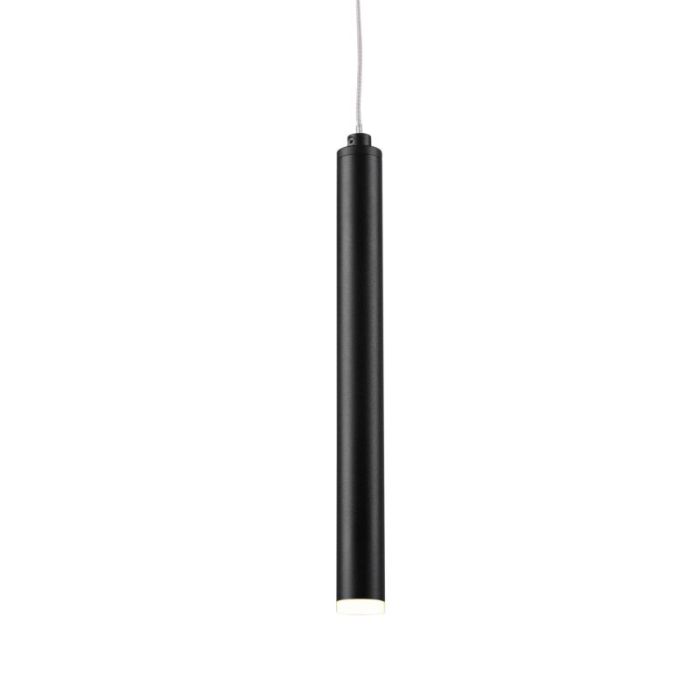 Moderne hanglamp Jessamy, zwart, 2,5w geintegreerd LED