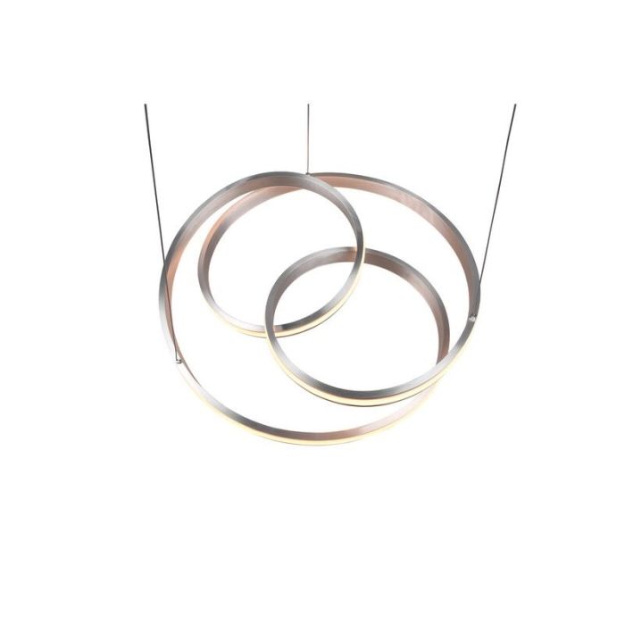 Nikkelen hanglamp modern, Elyse, 60W, in lichtkleur verstelbare LED