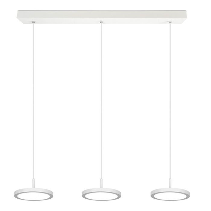 Witte hanglamp modern, Jakoba, 10W, 4000K LED