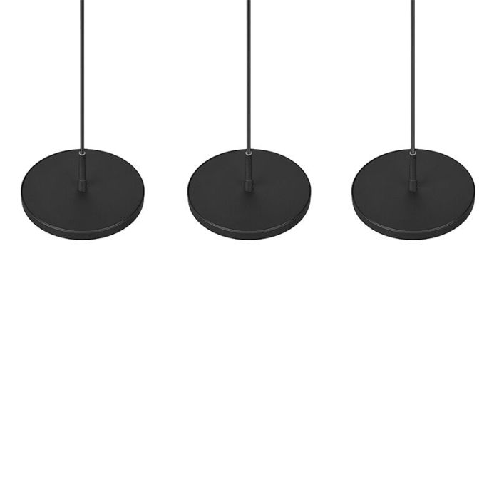Zwarte hanglamp modern, Jakoba, 10W, 3000K LED