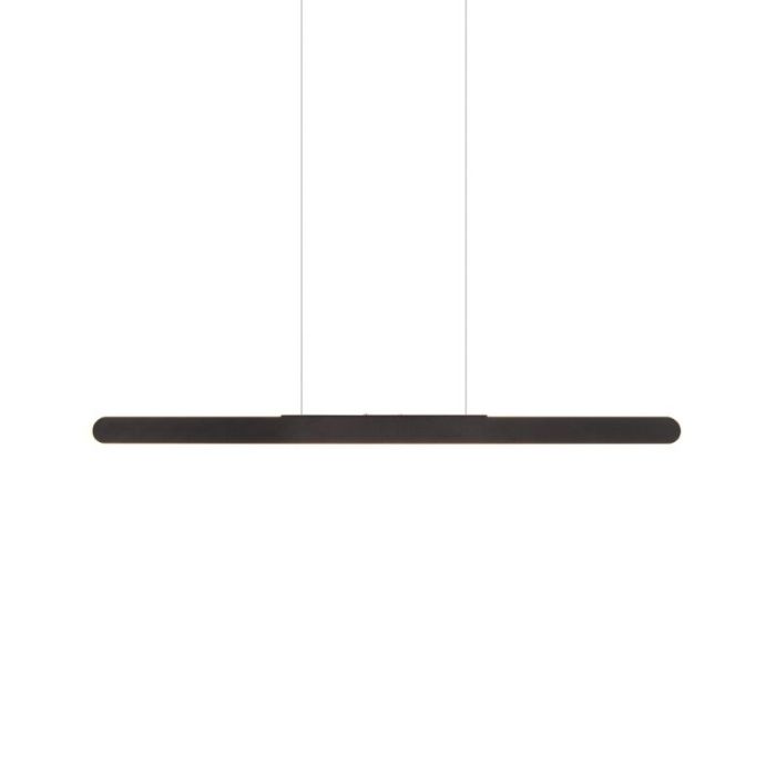 Zwarte hanglamp modern, Dwayn, 28W, warm tot koud wit verstelbare LED