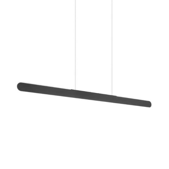 Zwarte hanglamp modern, Dwayn, 28W, warm tot koud wit verstelbare LED
