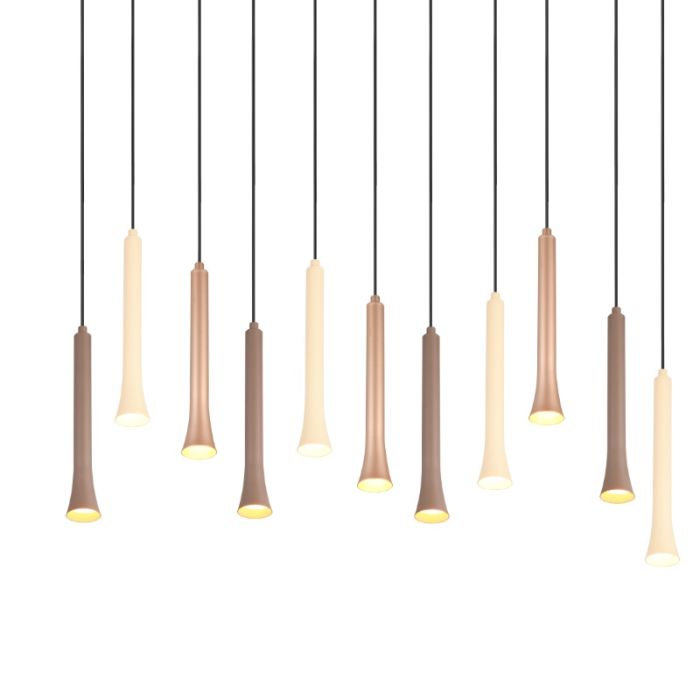 Zwarte hanglamp modern, Albartus, 3W, white switch LED, 3-staps dimbaar
