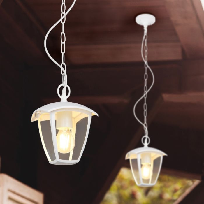 Witte buitenlamp modern, Samatar, IP44