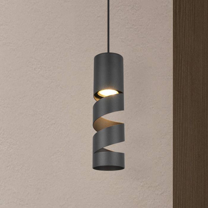 Zwarte eettafel hanglamp design, Marouan