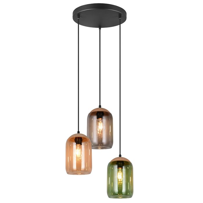 Veelkleurige hanglamp design, Tasniem