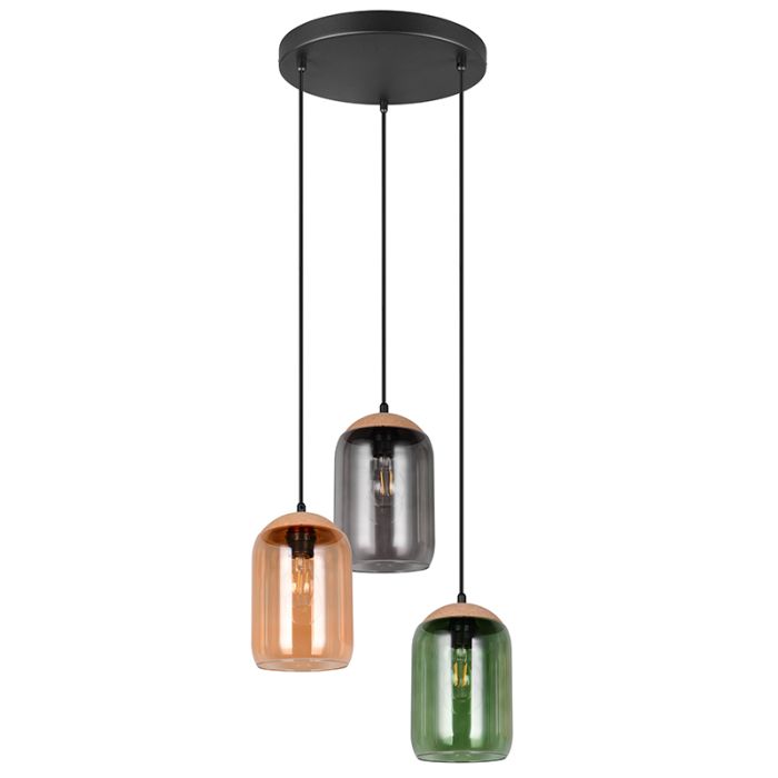 Veelkleurige hanglamp design, Tasniem