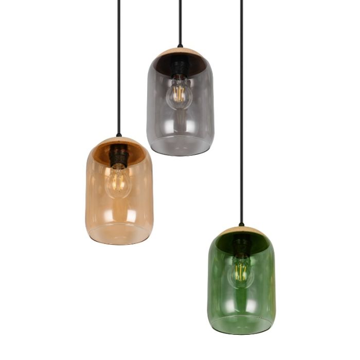 Veelkleurige hanglamp design, Tasniem