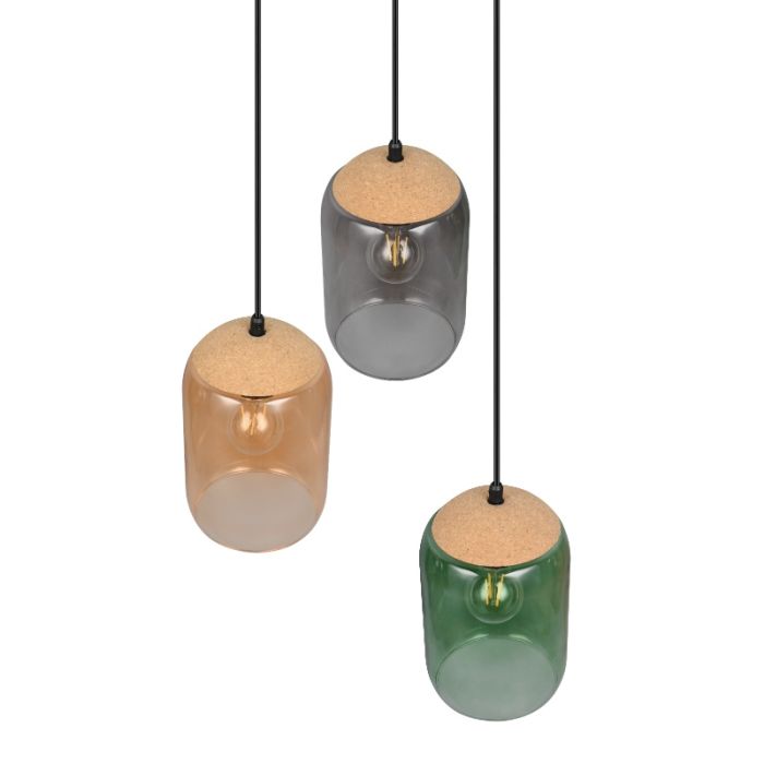 Veelkleurige hanglamp design, Tasniem