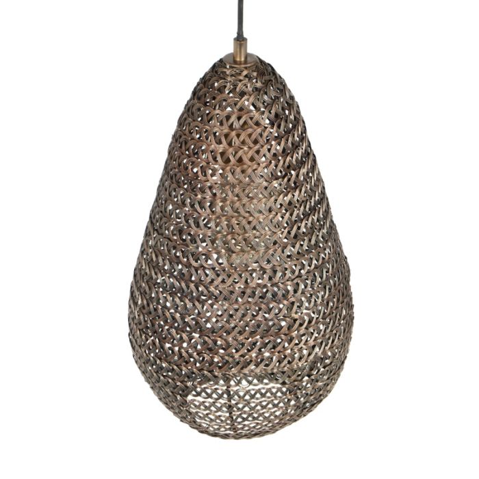 Bronzen hanglamp landelijk, Mohcine