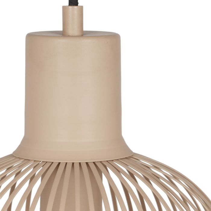 Beige hanglamp industrieel, Gjalt